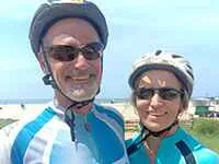 Mr. Vincent Ghisleni and Ms. Maria Ghisleni from South Africa Take 4 days Kerala cycling Tour